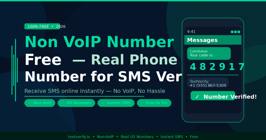 Non VoIP Number Free