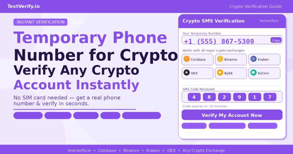 Temporary Phone Number for Crypto