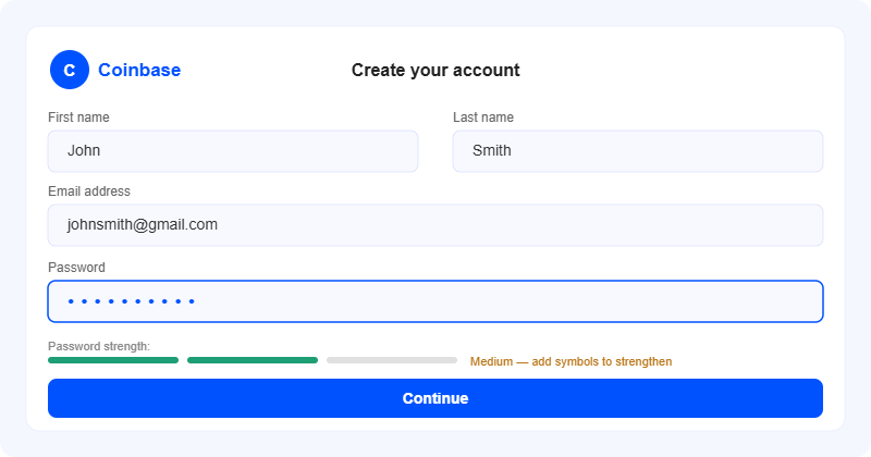 TextVerify homepage - Step 1