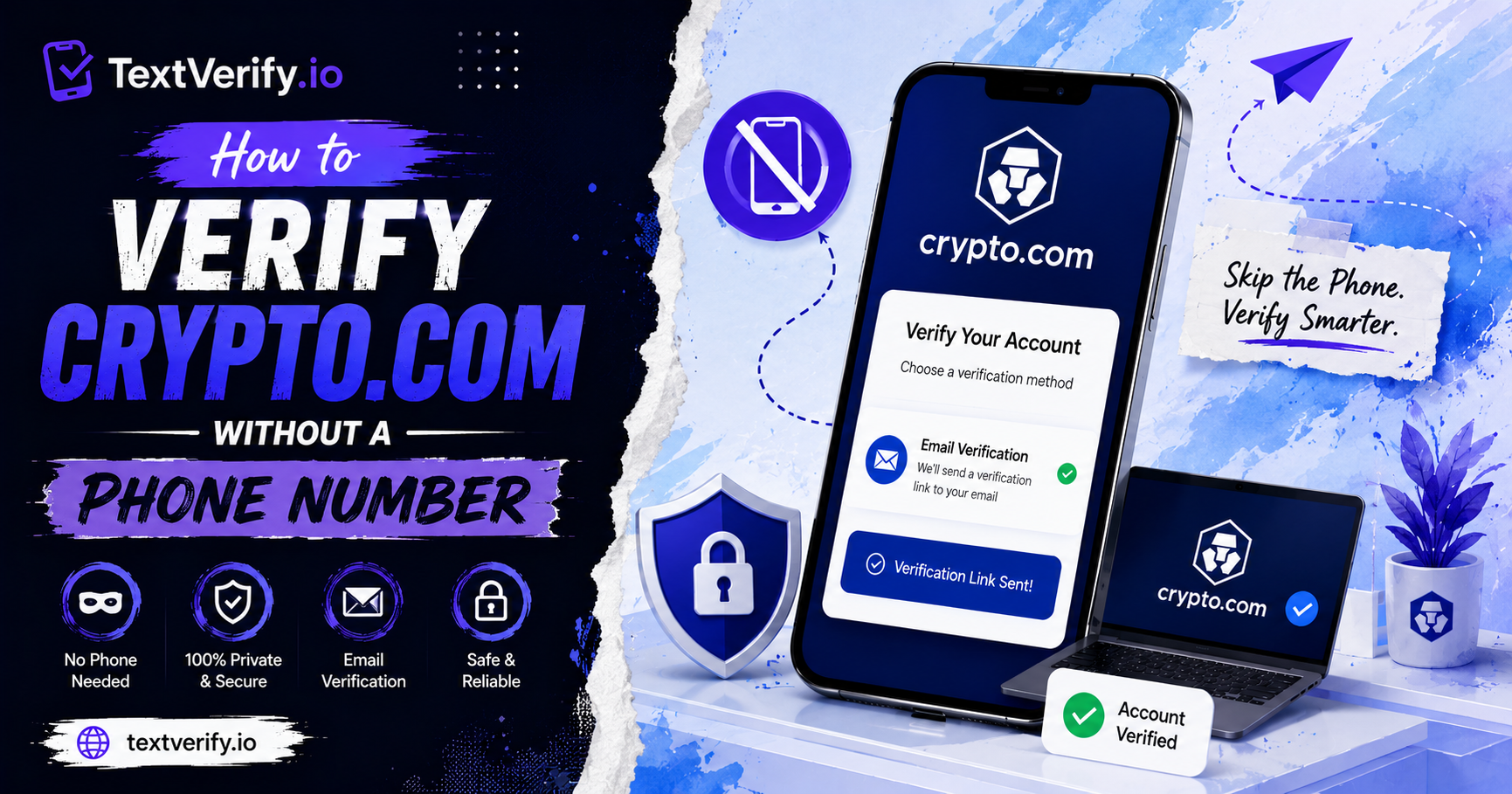 How to Verify Crypto.com Without a Phone Number